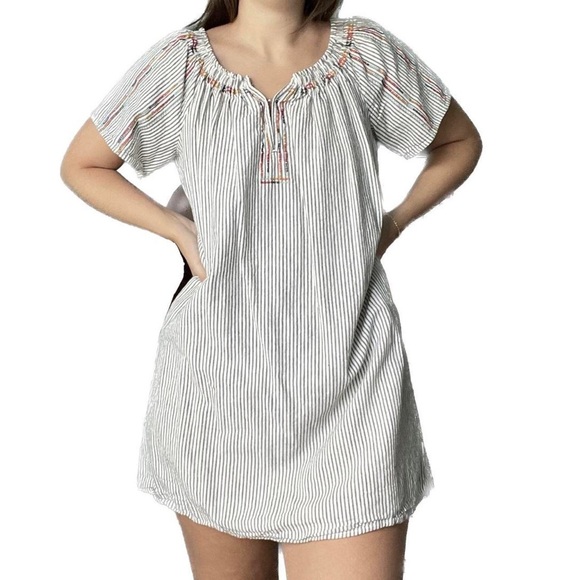 Knox Rose White Patterned Shift Dress - Picture 3 of 5